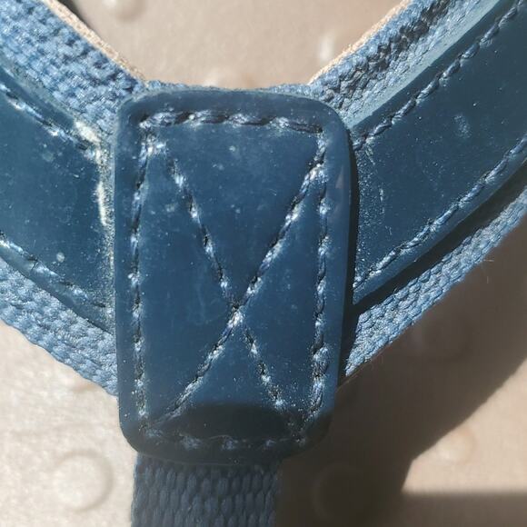 Vionic Women's High Tide Toe Post Sandal in blue Sz 9 - Picture 8 of 12